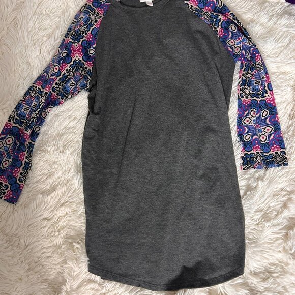 LuLaRoe Randy Baseball Tees - set of 5 - 3/4 sleeve EUC XXS - Picture 6 of 7